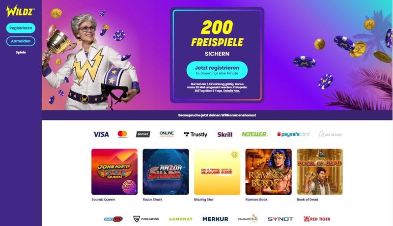 Wildzy login in United Kingdom
